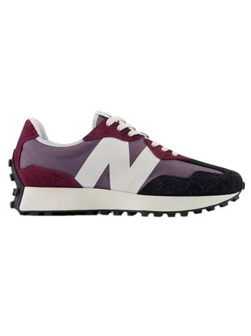 New Balance Skórzane sneakersy "U327" w kolorze czarno-fioletowym