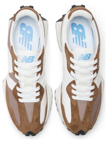 New Balance Skórzane sneakersy "327" w kolorze brązowym