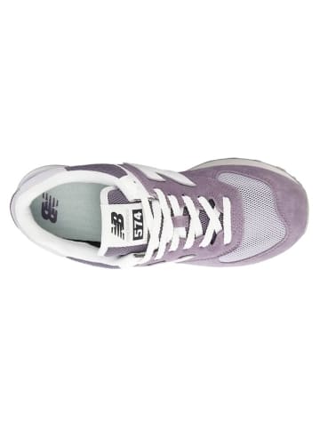 New Balance Leder-Sneakers "U574" in Grau