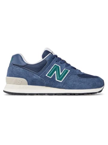 New Balance Leder-Sneakers "U574" in Blau