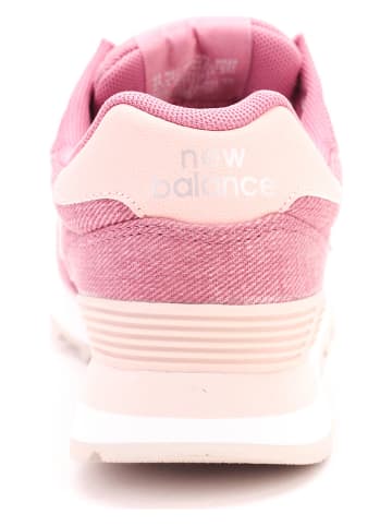 New Balance Leder-Sneakers "373" in Rosa