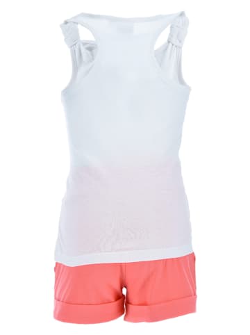 Disney Frozen 2-delige outfit "Frozen" wit/koraalrood