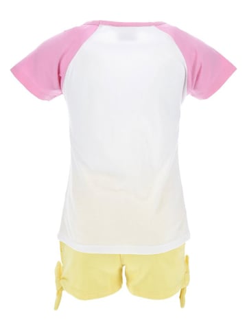 Peppa Pig 2tlg. Outfit "Peppa Pig" in Weiß/ Gelb