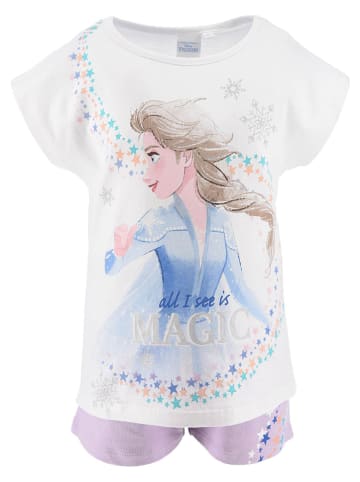 Disney Frozen 2-częściowy zestaw "Kraina Lodu" w kolorze biało-fioletowym