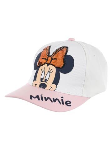 Disney Minnie Mouse Czapka "Minnie" w kolorze białym