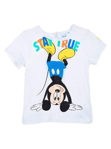 Disney Mickey Mouse Koszulka "Mickey" w kolorze białym