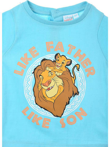 Lion King Koszulki (2 szt.) "Król Lew" w kolorze błękitnym