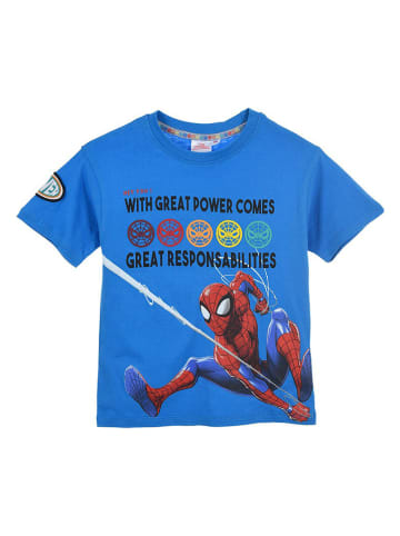 Spiderman Koszulka "Spiderman" w kolorze niebieskim
