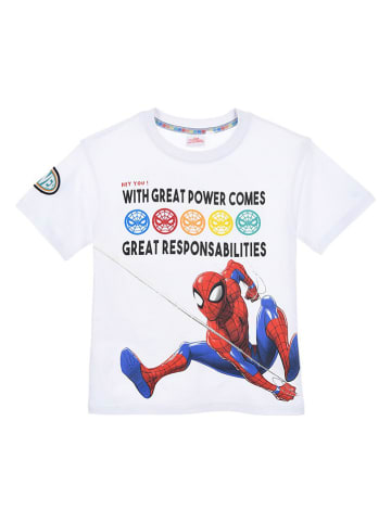 Spiderman Koszulka "Spiderman" w kolorze białym