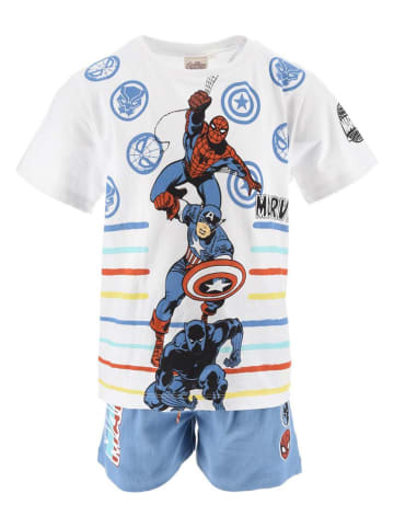 Avengers 2-delige outfit "Avengers" wit/lichtblauw
