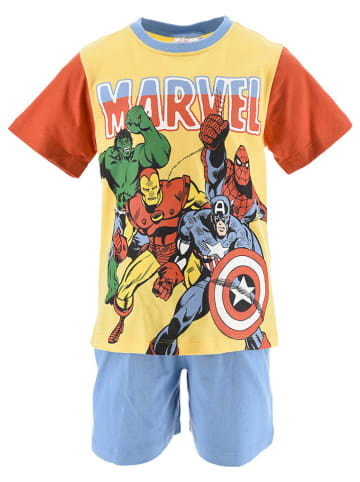 Avengers Pyjama "Avengers" in Gelb/ Hellblau