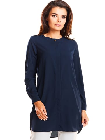 Awama Longblouse donkerblauw