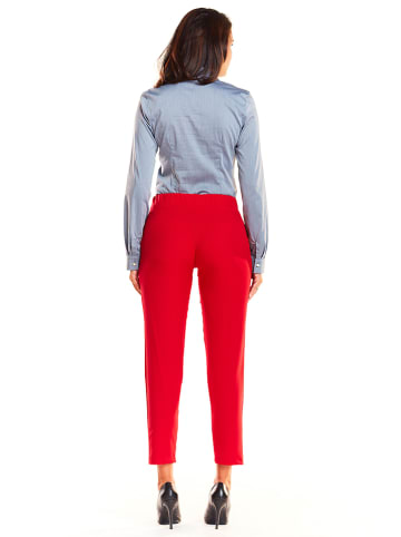 Awama Spodnie w kolorze czerwonym