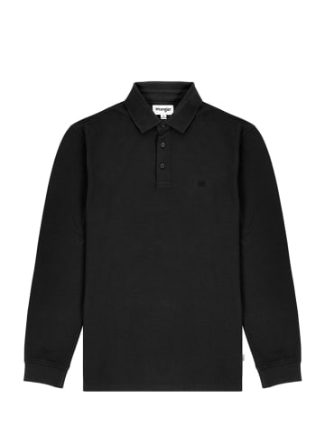 Wrangler Koszulka polo w kolorze czarnym