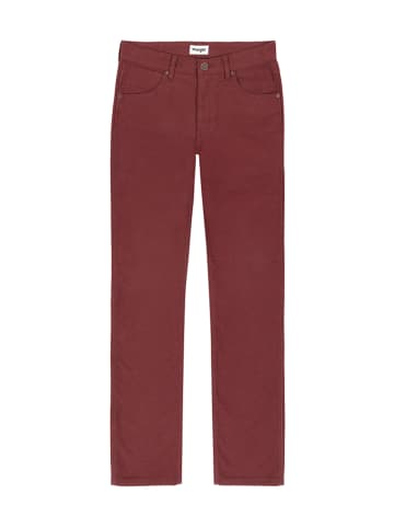 Wrangler Spodnie - Regular fit - w kolorze bordowym