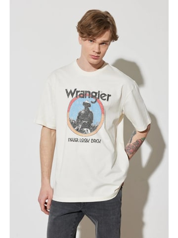 Wrangler Koszulka w kolorze kremowym