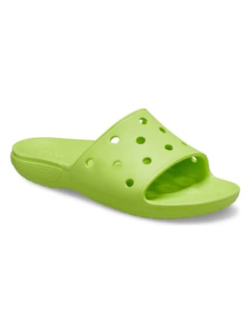 Crocs Klapki "Classic" w kolorze zielonym