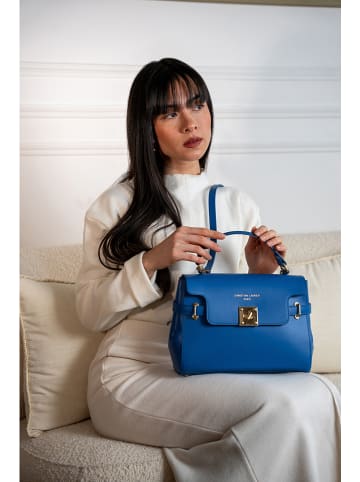 Christian Laurier Leren handtas "Swang" blauw - (B)28 x (H)20 x (D)11 cm