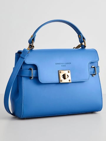 Christian Laurier Leren handtas "Swang" blauw - (B)28 x (H)20 x (D)11 cm