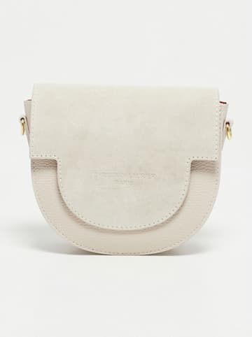Christian Laurier Leren schoudertas "Lexa" crème - (B)22 x (H)18 x (D)8 cm
