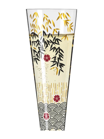 RITZENHOFF Champagneglas "Gold night" goudkleurig/zwart - 205 ml