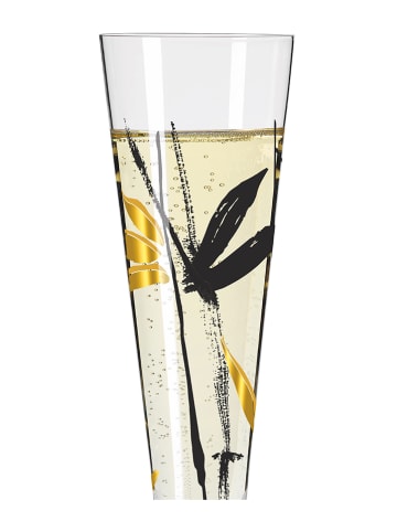 RITZENHOFF Champagneglas "Gold night" goudkleurig/zwart - 205 ml
