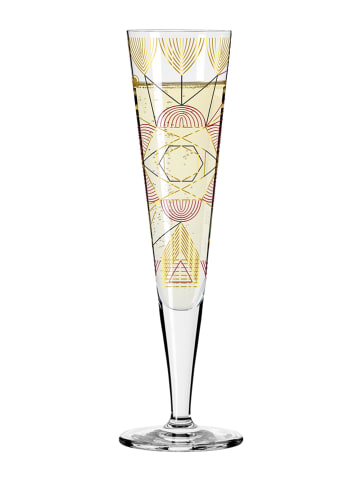 RITZENHOFF Champagnerglas "Goldnacht" in Gold/ Pink - 205 ml