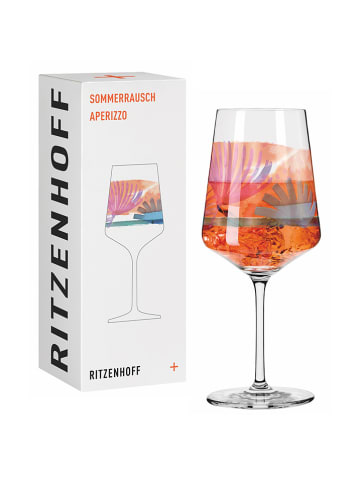 RITZENHOFF Kieliszek w kolorze pomarańczowym do koktajli - 544 ml