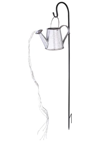 Globo lighting Ledsolartuinsteker zilverkleurig - (H)112 cm