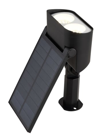Globo lighting LED-Solarleuchte in Schwarz - (B)9,5 x (H)28,5 cm