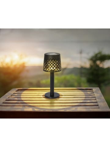 Globo lighting Lampa solarna LED w kolorze czarnym - wys. 21 x Ø 9 cm