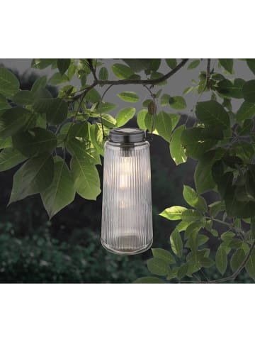 Globo lighting Decoratieve ledsolarlamp zwart - (H)25 x Ø 11,5 cm