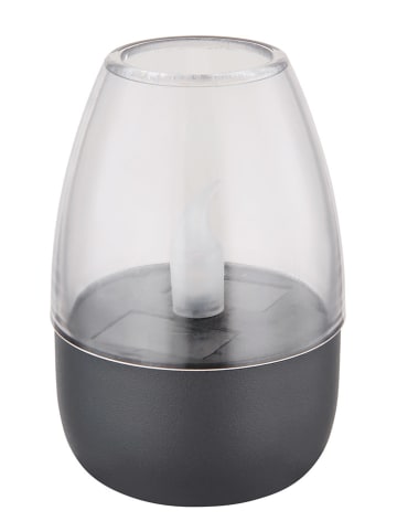Globo lighting Decoratieve ledsolarlamp grijs - (H)9 x Ø 6 cm