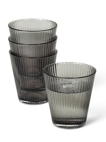 Rosendahl 4er-Set: Glas "Nouveau" in Grau - 260 ml