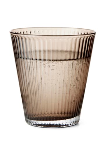 Rosendahl 4-delige set: glazen "Nouveau" bruin - 260 ml