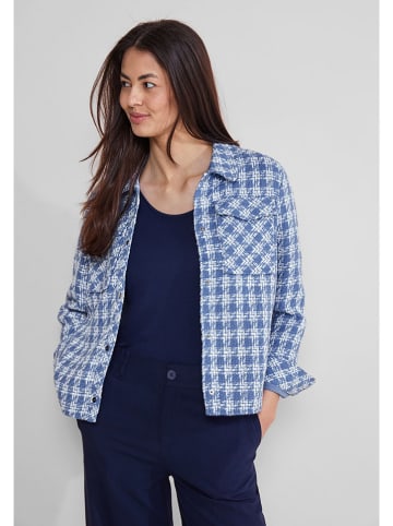 Street One Hemdjacke in Blau/ Weiß