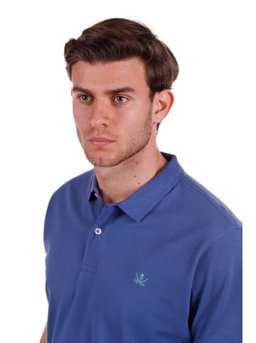 The Time of Bocha Poloshirt in Blau