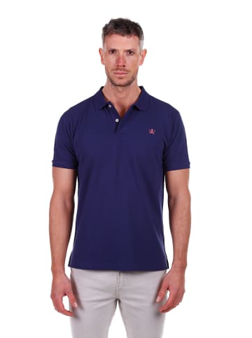 The Time of Bocha Poloshirt donkerblauw