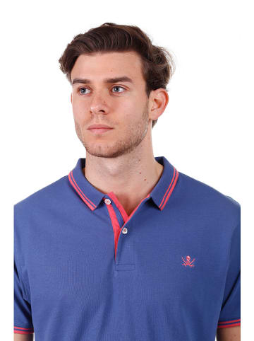 The Time of Bocha Poloshirt in Blau