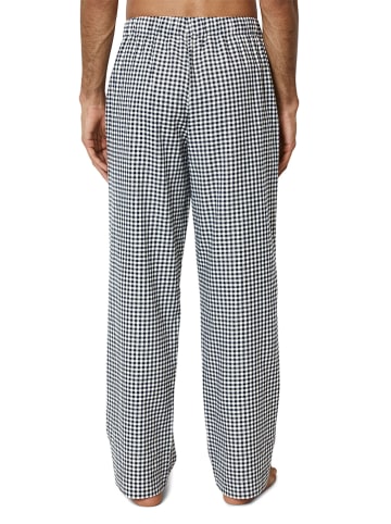 Marc O´Polo Spodnie piżamowe w kolorze granatowo-białym