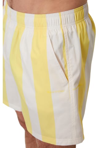 Marc O´Polo Szorty kąpielowe w kolorze biało-żółtym