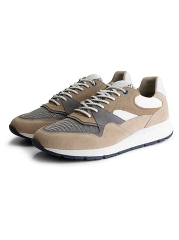 Travelin` Leren sneakers "Ledbury" beige