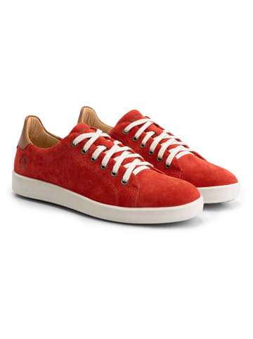 TRAVELIN' Leder-Sneakers "Metz" in Rot