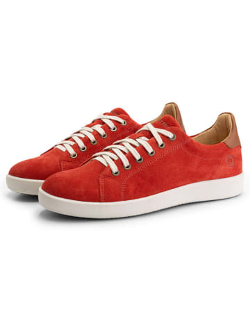 TRAVELIN' Leren sneakers "Metz" rood