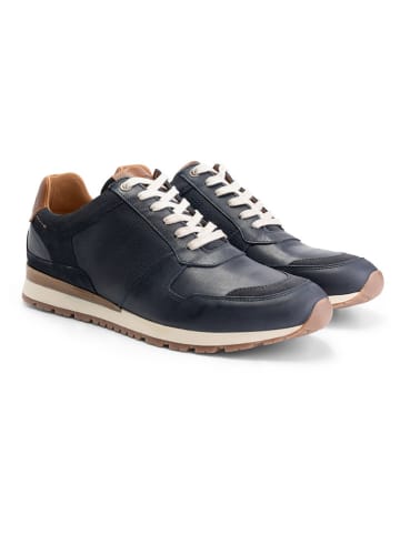 Travelin` Leder-Sneakers "Worcester" in Dunkelblau