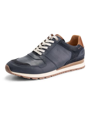 Travelin` Leder-Sneakers "Worcester" in Dunkelblau