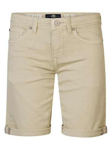 Petrol Jeans-Shorts in Beige