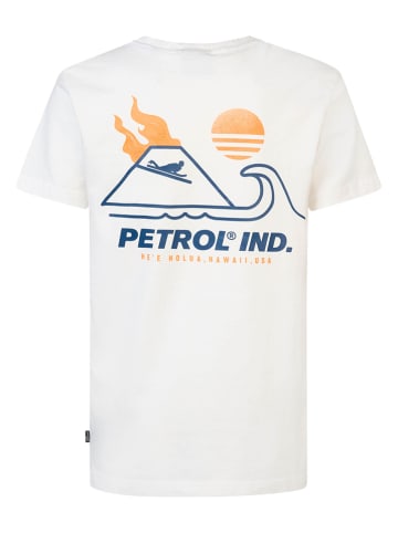 Petrol Shirt in Weiß