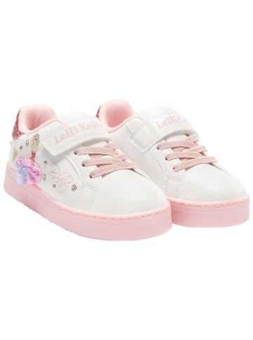 Lelli Kelly Sneakers in Weiß/ Rosa