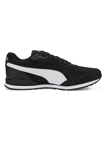 Puma Skórzane sneakersy "ST Runner v3" w kolorze czarno-białym
